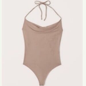 Abercrombie Cowl Neck Bodysuit Sz M